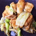 ゆきまりママ's cooksnap of when they made 鳥むね肉と春キャベツの生姜焼き.