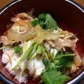 ダサコ's cooksnap of when they made 豚玉丼.