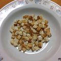 PPCAKE☆'s cooksnap of when they made スープに浮かべる可愛いクルトン.