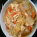 きゃべつん's cooksnap of when they made ちょっとハマった韓国にゅうめん.