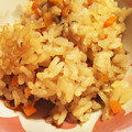 いいお天気♬'s cooksnap of when they made 簡単で美味しい★炊き込みごはん.
