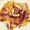 heesey's cooksnap of when they made きのこの和風あんかけハンバーグ.