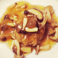 heesey's cooksnap of when they made きのこの和風あんかけハンバーグ.