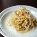 creo's cooksnap of when they made 韓国料理—豆もやしと鶏のナムル.