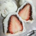 りんごあめ5's cooksnap of when they made 電子レンジで簡単♪洋風生チョコいちご大福.
