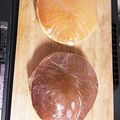 yuuk1's cooksnap of when they made かぼちゃ餡子のどら焼き.