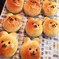 oriririe's cooksnap of when they made ＨＢ天然酵母でクマのチョコパン.