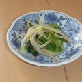 きらり流れ星's cooksnap of when they made もやしとほうれん草のおひたし風サラダ.