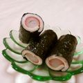 赤い電話's cooksnap of when they made お弁当に♪チーズカニカマののり巻き♪♪.
