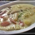 MAMAJA's cooksnap of when they made 手作りホワイトソース♪きのこのシチュー.
