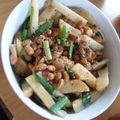 （＊あωや＊）'s cooksnap of when they made 簡単☆納豆入りのジャガイモにら炒め.