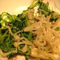 ゆーこ83's cooksnap of when they made 豆苗とキノコのガーリック炒め.