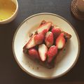 sempu_ki's cooksnap of when they made いちごのっけて♪小倉トースト♪.