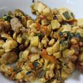 クックKUUQ3I☆'s cooksnap of when they made 【糖質オフ】炒り豆腐のエスニック風.