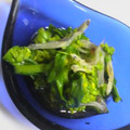 はっぴーはりぼ's cooksnap of when they made 菜の花と蟹の酢の物.