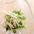 わらでぃ's cooksnap of when they made 簡単★やみつき！水菜とジャガイモのナムル.