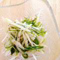 わらでぃ's cooksnap of when they made 簡単★やみつき！水菜とジャガイモのナムル.