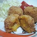 aksd06's cooksnap of when they made まんまるかぼちゃのチーズ入りコロッケ.