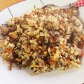 manayoshi's cooksnap of when they made いかなごのくぎ煮と梅干しの炒飯.