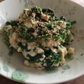 ハッピーまなP's cooksnap of when they made 簡単！5分で出来る、ほうれん草の白和え.