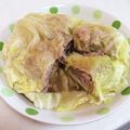 紋ママ's cooksnap of when they made 簡単「豚肉とキャベツのミルフィーユ風蒸し.