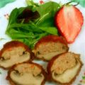 クックOK2N2R☆'s cooksnap of when they made ジューシー♪椎茸の肉詰めフライ.
