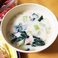 だいっちゃんmama's cooksnap of when they made ほっこり♪鮭と小松菜のミルクスープ.