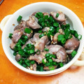 エルキー's cooksnap of when they made 簡単おつまみ☆砂肝のにんにく炒め☆.