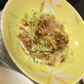 お気楽な嫁。's cooksnap of when they made 1ステップ☆生白菜の手抜きサラダ♪.