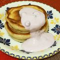 エターニア's cooksnap of when they made フルーツヨーグルトで♪しっとりパンケーキ.