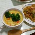 たーぼーのママ's cooksnap of when they made かぼちゃが主役のクラムチャウダー♪.