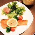 まりまりもちゃん's cooksnap of when they made サーモンのムニエル★柚子バターソース.