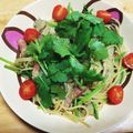 ななぞぅ's cooksnap of when they made 美味っ！パクチーのジェノベーゼパスタ.