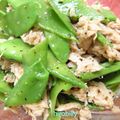 ヒロビリー's cooksnap of when they made ツナときぬさやの冷菜.