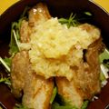ほし☆うさ's cooksnap of when they made ねぎ塩ダレを使って。 ねぎ塩豚丼.
