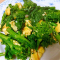 ぷくコロ's cooksnap of when they made 菜の花と卵の炒め物.