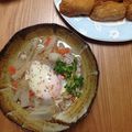 ﾏｼｭﾏﾛｺｺｱ's cooksnap of when they made 味噌味の根菜にゅうめん.