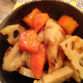 horseland's cooksnap of when they made れんこん、人参、ちくわのきんぴら風.
