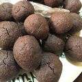 かみぞの's cooksnap of when they made バレンタインまんまるチョコクッキー.