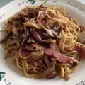 まみちぃ７'s cooksnap of when they made レンジで簡単★和風きのこスパゲッティ.