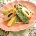 Cafe香茶's cooksnap of when they made 身近な素材で　わけぎとちくわのぬた和え.