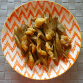 UMAe's cooksnap of when they made とり皮とごぼうとれんこん炒め.