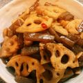 yu55's cooksnap of when they made レンコンきんぴら.