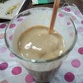 フジタカズオ's cooksnap of when they made バナナときな粉の豆乳スムージー.