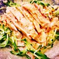 うさこママ★'s cooksnap of when they made ごまたっぷり棒々鶏.