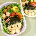 ほた☆ほた☆'s cooksnap of when they made 簡単 キャラ弁 ＊お団子ガール.