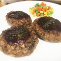 とと♂'s cooksnap of when they made 家庭で簡単ハンバーグ.
