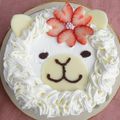 てんじゅ's cooksnap of when they made アルパカサンタのミニクリスマスケーキ★.