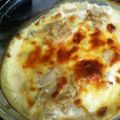 maruru-nn's cooksnap of when they made 大根とキノコの味噌チーズグラタン.
