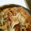 mmmm_mk's cooksnap of when they made 簡単！冷蔵庫の野菜も一緒に☆豚の生姜焼き.